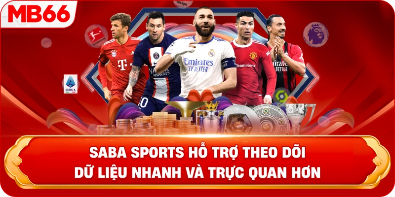 Saba Sports hỗ trợ theo dõi dữ liệu nhanh và trực quan hơn
