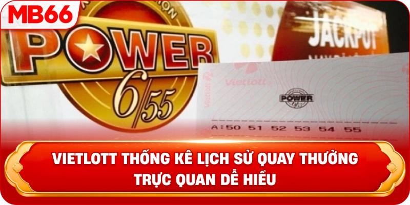 Vietlott thống kê lịch sử quay thưởng trực quan dễ hiểu